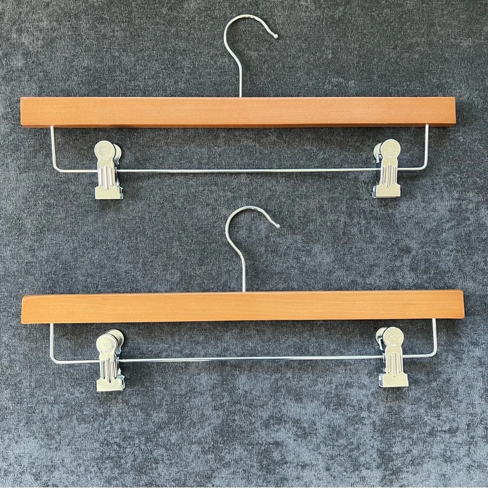16” Wooden Pants Hanger Pack of 7